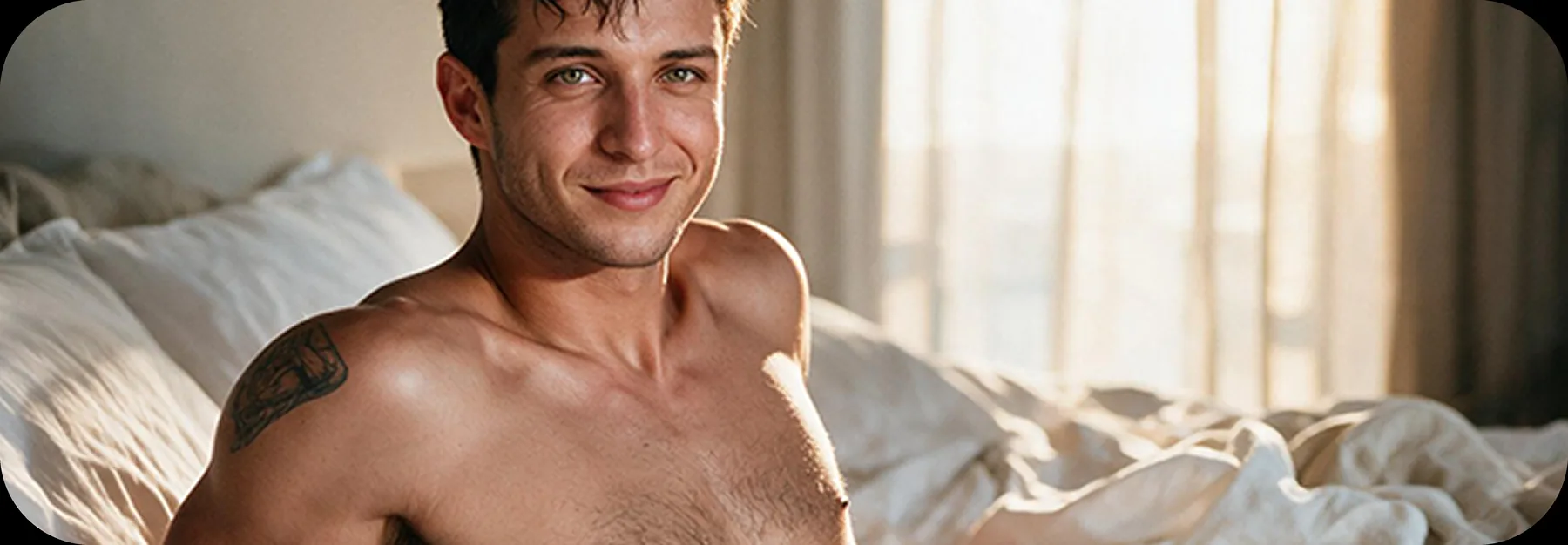 A generated male character